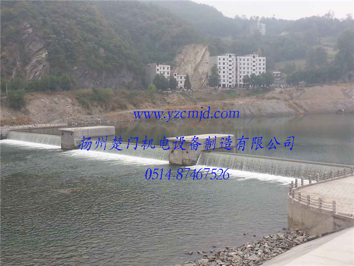 湖南郴州四普庄50×4.9m钢坝溢流照