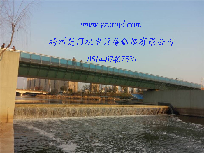 江苏南京外港河30×4m钢坝溢流照